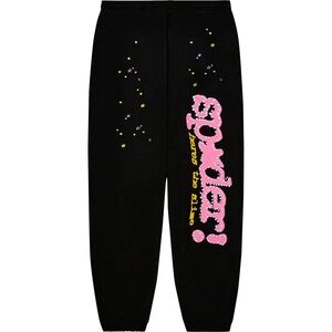 NEW Sp5der P*NK V2 Sweatpants Black Size M